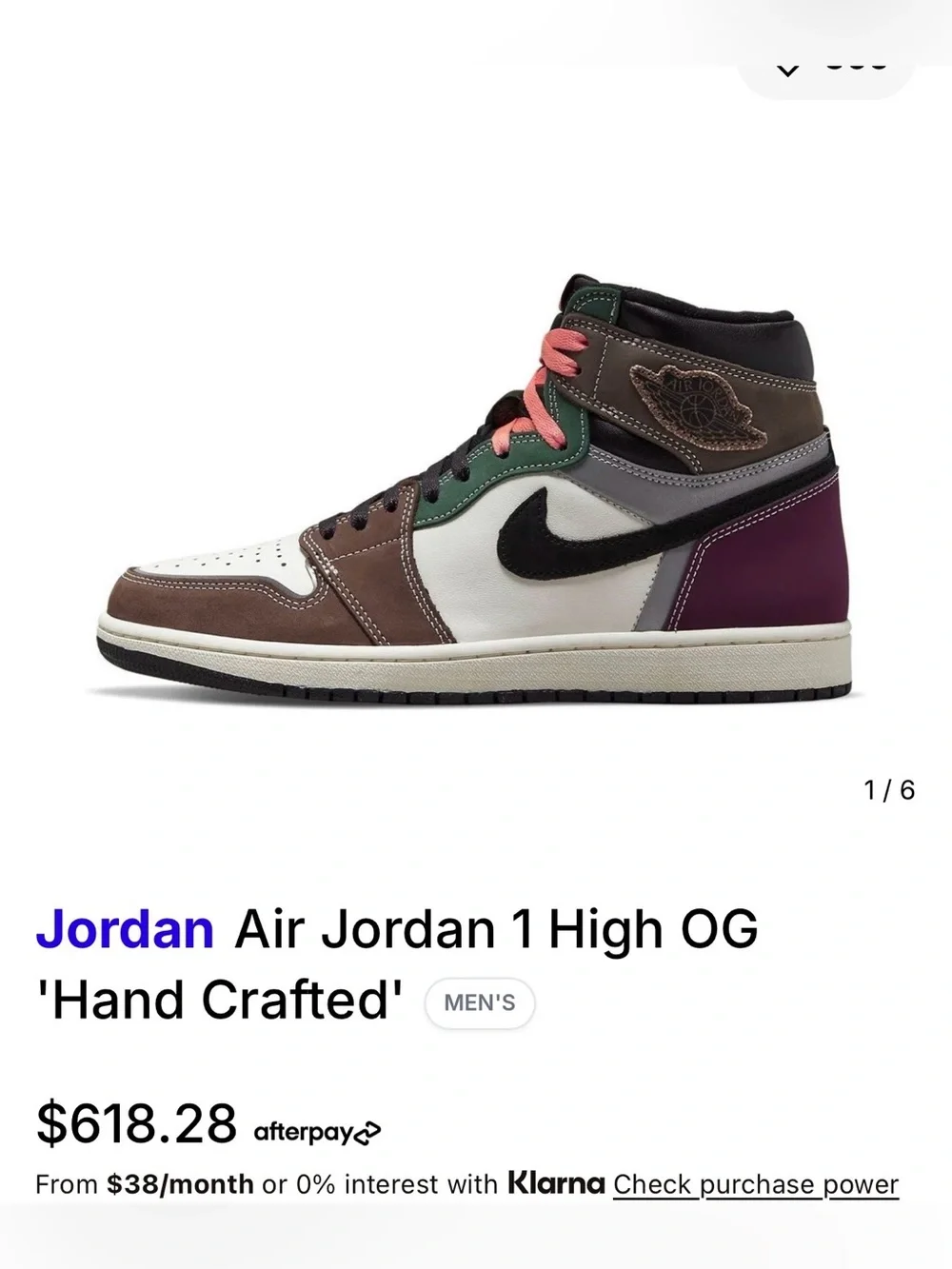 Jordan Air Jordan 1 High OG 'Hand Crafted'